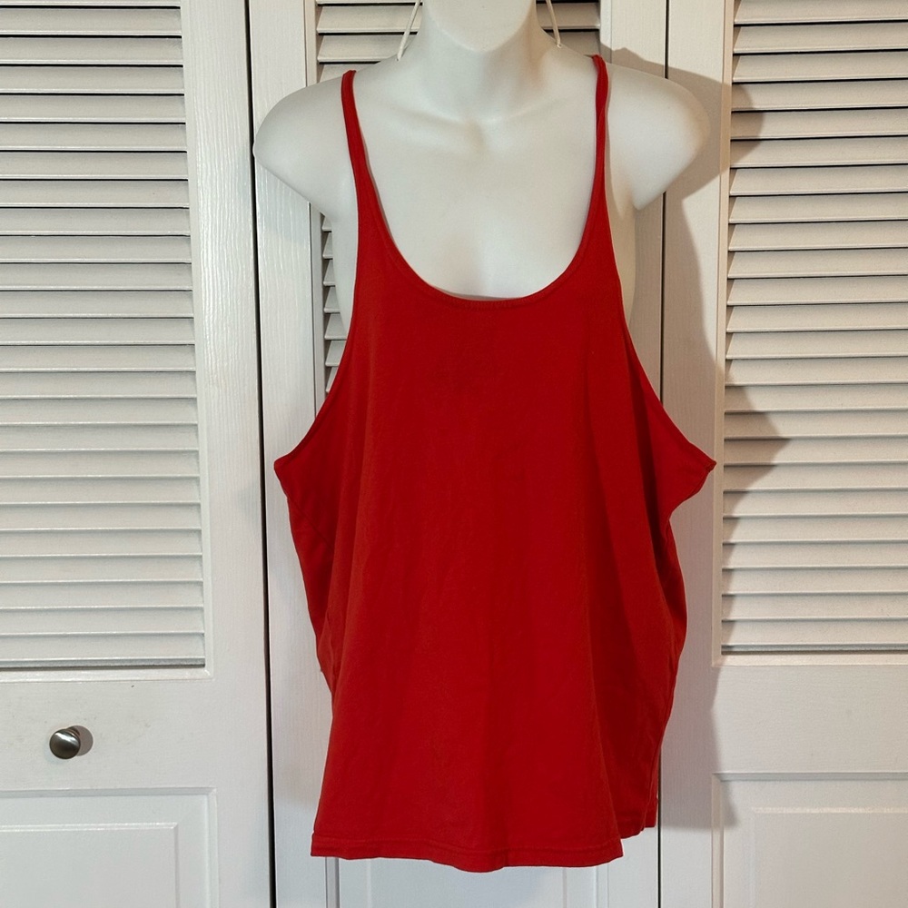 Vibrant Red Tank Top